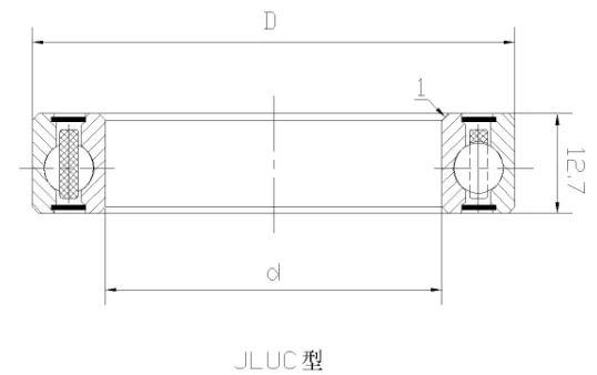 JLUC深沟球密封等截面薄壁轴 JLUC深沟球密封等截面薄壁轴