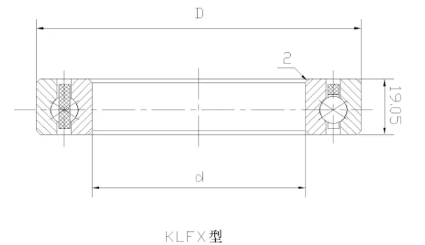 KLFX四点接触球等截面薄壁轴承 KLFX四点接触球等截面薄壁轴承