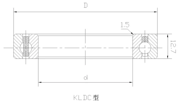 KLDC深沟球等截面薄壁轴承 KLDC深沟球等截面薄壁轴承